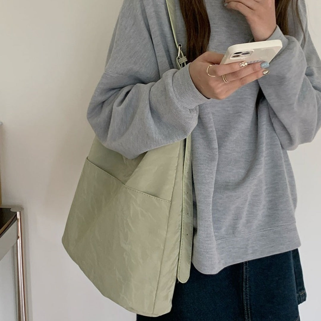 Bolso hobo suave de gran capacidad, bolso de hombro de verano para mujer, bolso de mano informal para ir al trabajo, bolso tote para el día a día 