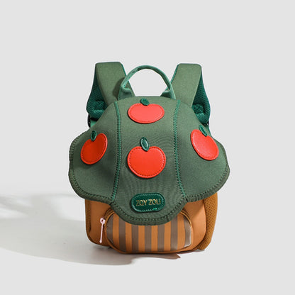 Adorable bolso infantil con diseño de seta, ligero y práctico, ideal para viajes y actividades al aire libre. 