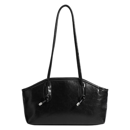 Bolso hobo para mujer, bolso de hombro negro, bolso de moda veraniego para mujer, bolso de hombro informal de diseño con textura premium para el día a día 