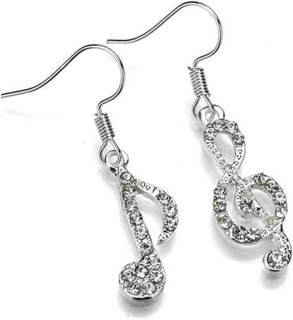 Faux Fur Pom Pom Tassel Drop Dangle Earrings Set