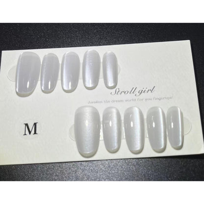 1079 Uñas postizas reutilizables hechas a mano, para decoración de uñas, 2 unidades