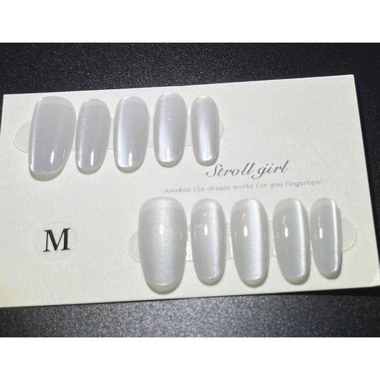 1079 Uñas postizas reutilizables hechas a mano, para decoración de uñas, 2 unidades