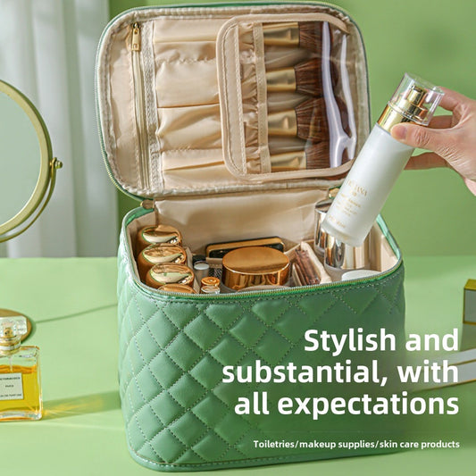 Cosmetic bag large capacity, travel portable cosmetic bag, waterproof multi-functional partition storage bag, large makeup bag,Travel makeup bag,Makeup bag organizers,