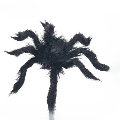 Telarañas decorativas de Halloween con arañas artificiales, telarañas súper elásticas para decoración de Halloween en interiores y exteriores.