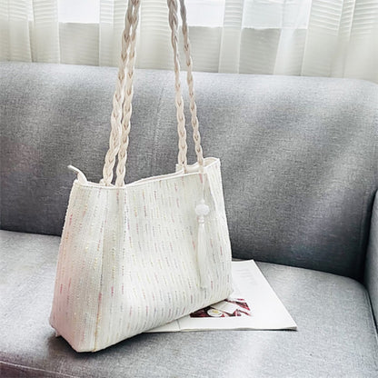 Bolso tote de gran capacidad para mujer: el bolso de hombro perfecto para estudiantes, quienes viajan diariamente y para uso diario. 