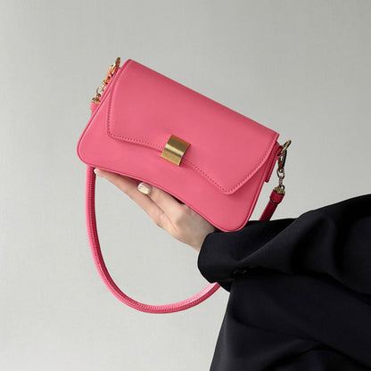 Elegant Small Crossbody Bag Female White – Simple Fashion Shoulder Bag with Modern Square Design