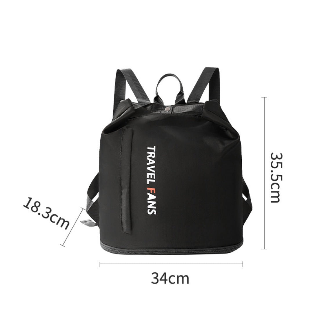 Mochila deportiva, bolsa de ejercicio con compartimentos para ropa húmeda y seca, bolsa de viaje de gran capacidad, bolsa de playa/natación 