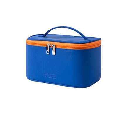 Capacity waterproof cosmetic bag, PU multi-functional cosmetic storage bag, cosmetic bag lightweight, makeup bag organizer,