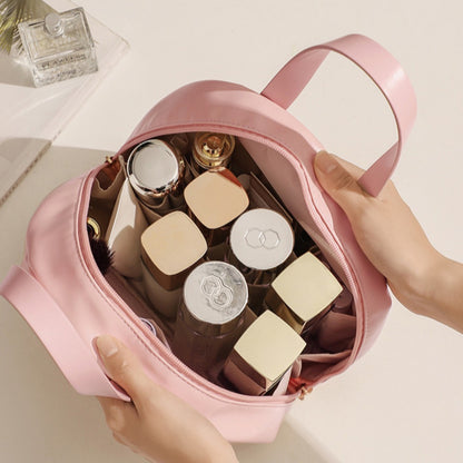 Neceser de maquillaje, bolsa de cosméticos impermeable, bolsa para guardar productos de cuidado de la piel, neceser de viaje portátil de gran capacidad, organizador de neceseres de maquillaje. 