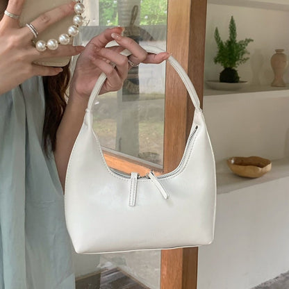 Bolso bandolera pequeño tipo hobo plateado, bolso de hombro pequeño, bolso de hombro de verano para mujer, bolso hobo pequeño 