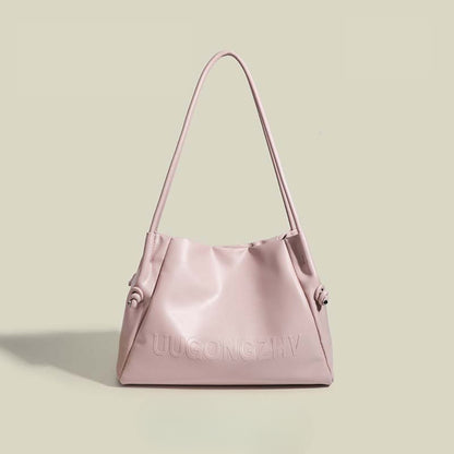 Bolso de gran capacidad, popular en otoño e invierno; bolso de hombro de moda para mujer; bolso de mano para el día a día; bolso tote hobo versátil. 