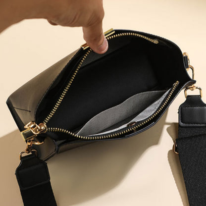 Elegant Women's Wide Shoulder Strap Shell Bag - Stylish & Functional Small Crossbody Bag