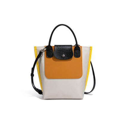 Bolso tote elegante de nailon a juego - Bolso de hombro de gran capacidad, bolso de mano de moda de alta calidad para mujer, estilo cruzado versátil