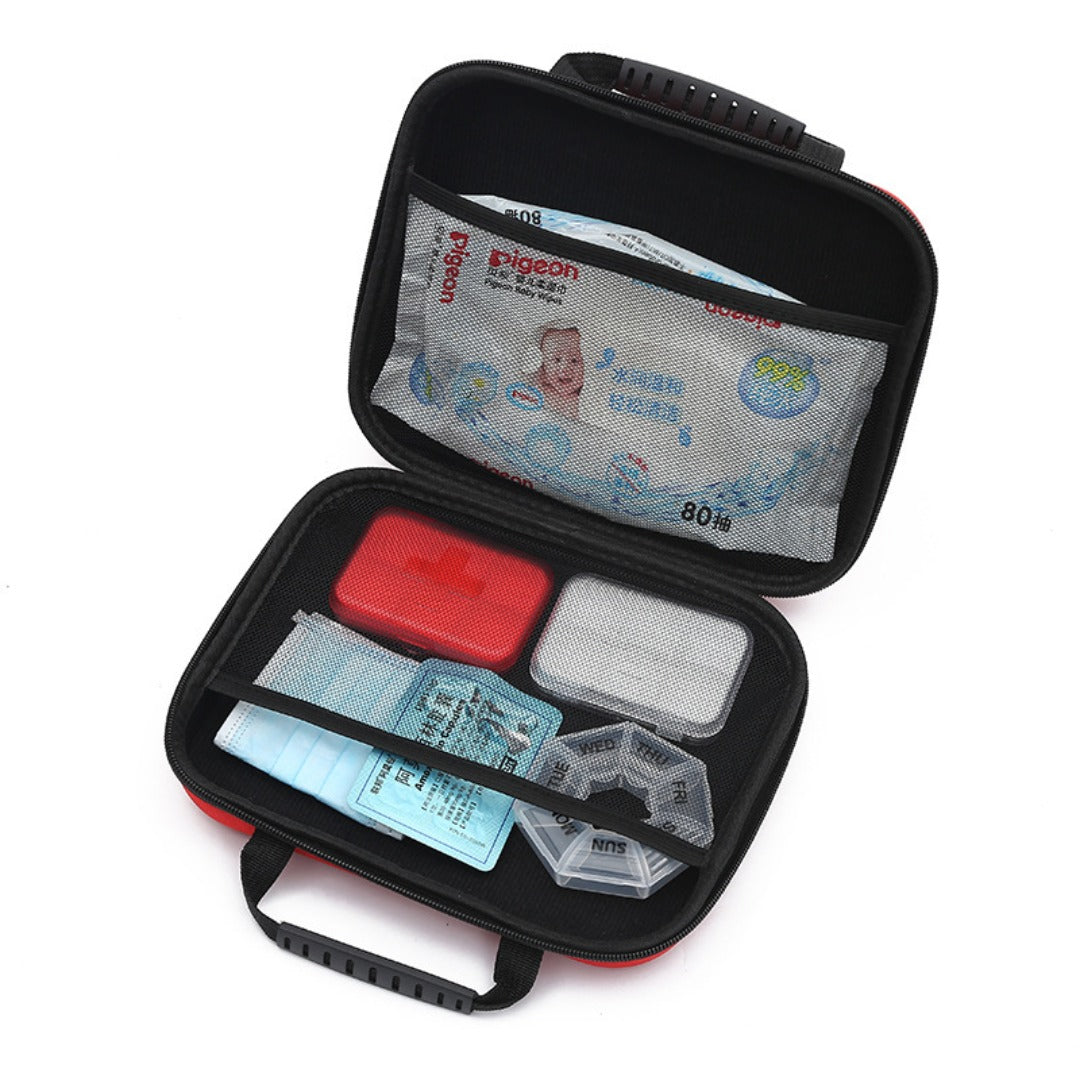 EVA first aid kit, outdoor storage camping emergency bag, large capacity portable medicine storage bag, car home rescue bag