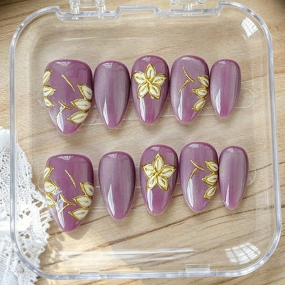 Handmade press on nails 30% off Claim code: XVDNC99FJRBZ