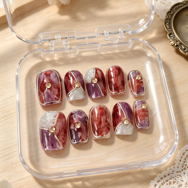 Handmade press on nails 30% off Claim code: XVDNC99FJRBZ