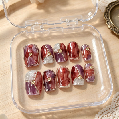 Handmade press on nails 30% off Claim code: XVDNC99FJRBZ