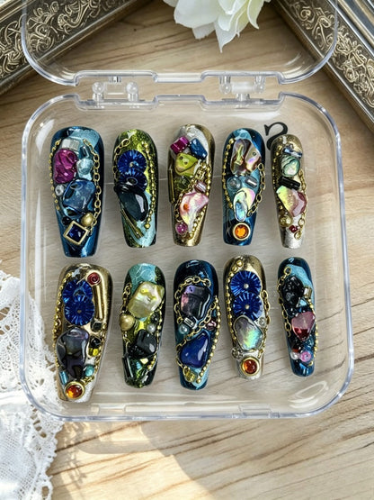 Handmade press on nails 30% off Claim code: XVDNC99FJRBZ