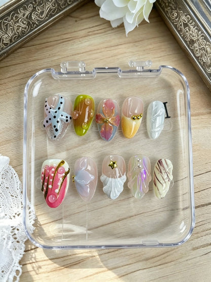 Handmade press on nails 30% off Claim code: XVDNC99FJRBZ