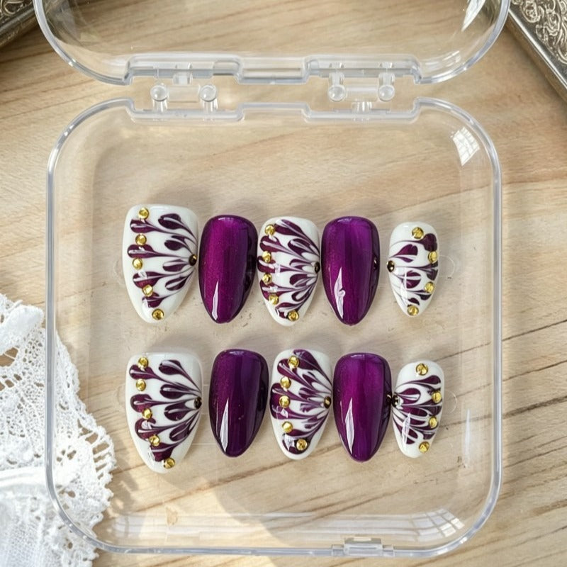 Handmade press on nails 30% off Claim code: XVDNC99FJRBZ