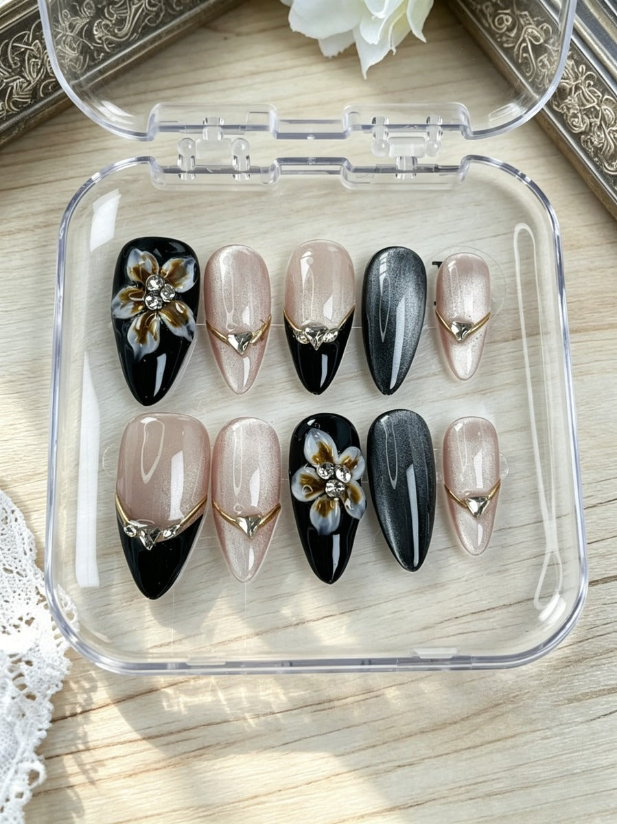 Handmade press on nails 30% off Claim code: XVDNC99FJRBZ