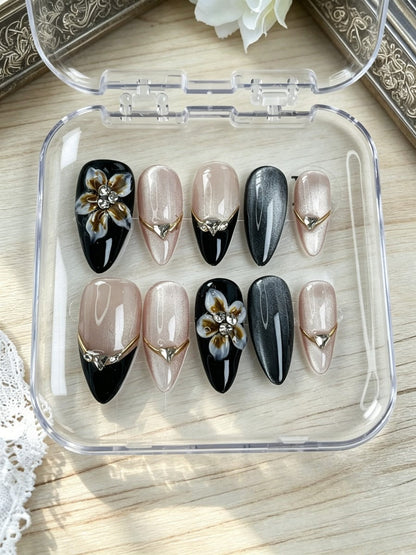 Handmade press on nails 30% off Claim code: XVDNC99FJRBZ