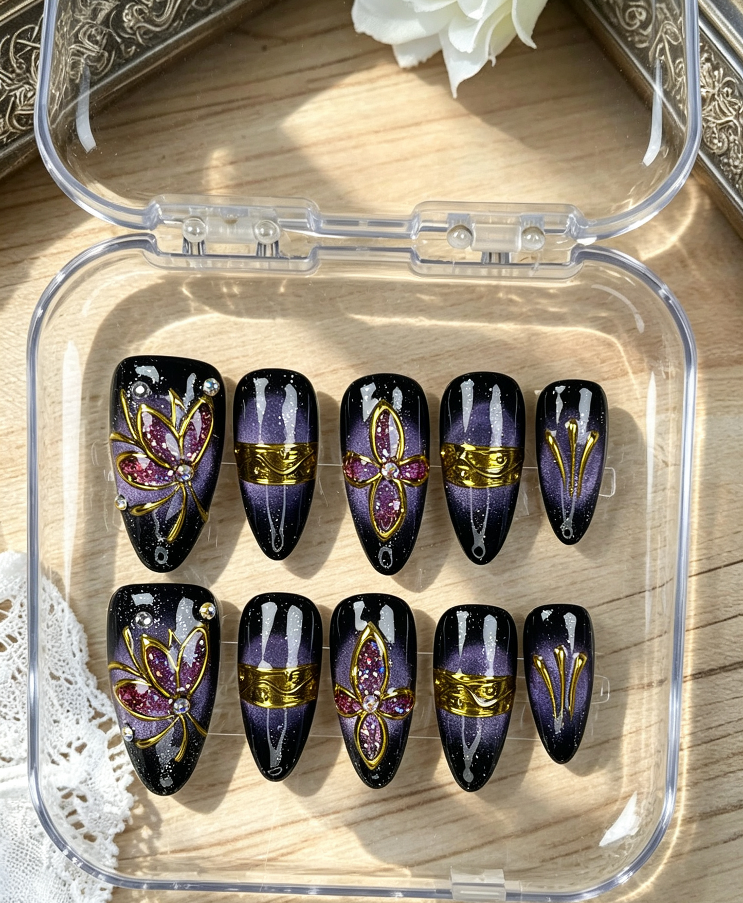 Handmade press on nails 30% off Claim code: XVDNC99FJRBZ