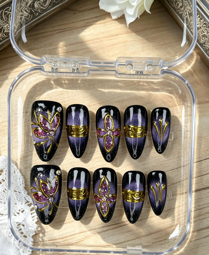 Handmade press on nails 30% off Claim code: XVDNC99FJRBZ