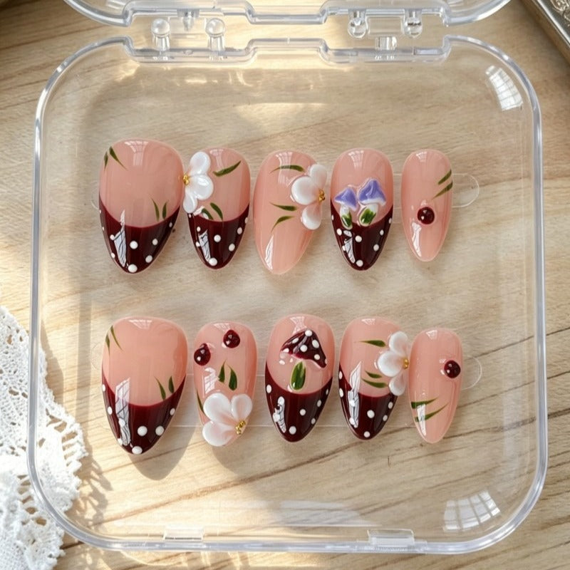 Handmade press on nails 30% off Claim code: XVDNC99FJRBZ