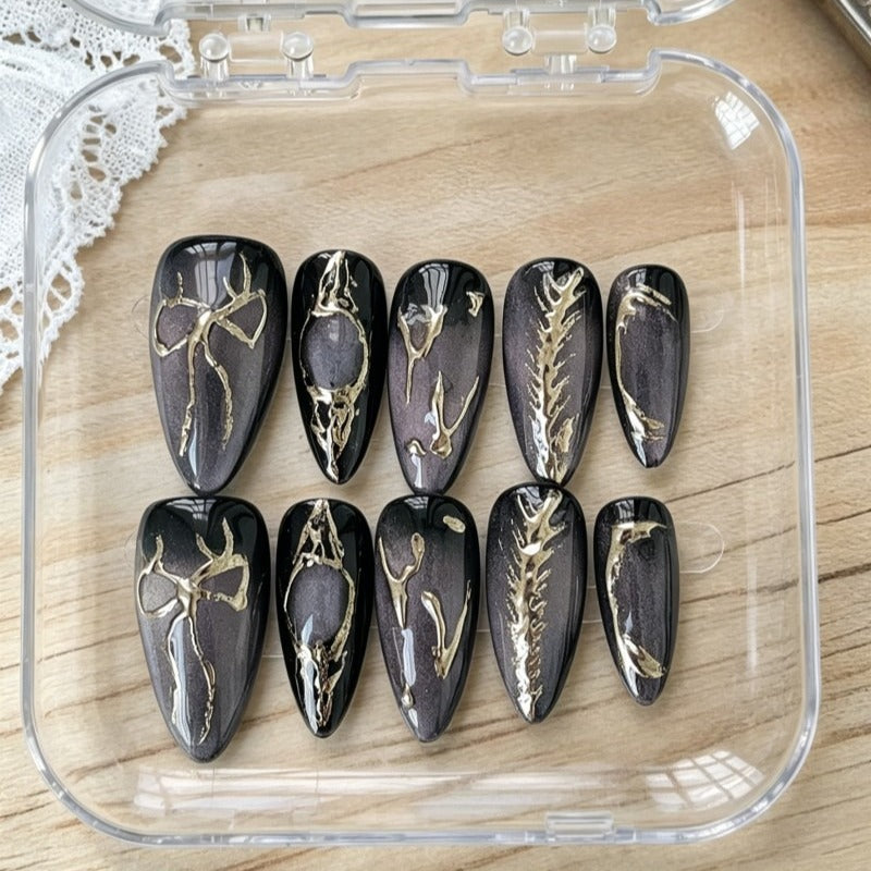 Handmade press on nails 30% off Claim code: XVDNC99FJRBZ