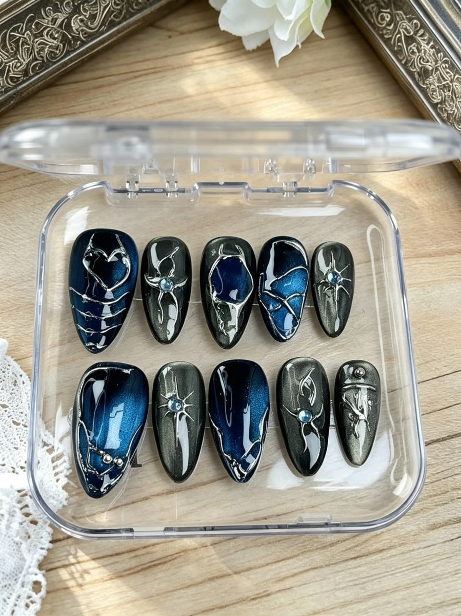 Handmade press on nails 30% off Claim code: XVDNC99FJRBZ