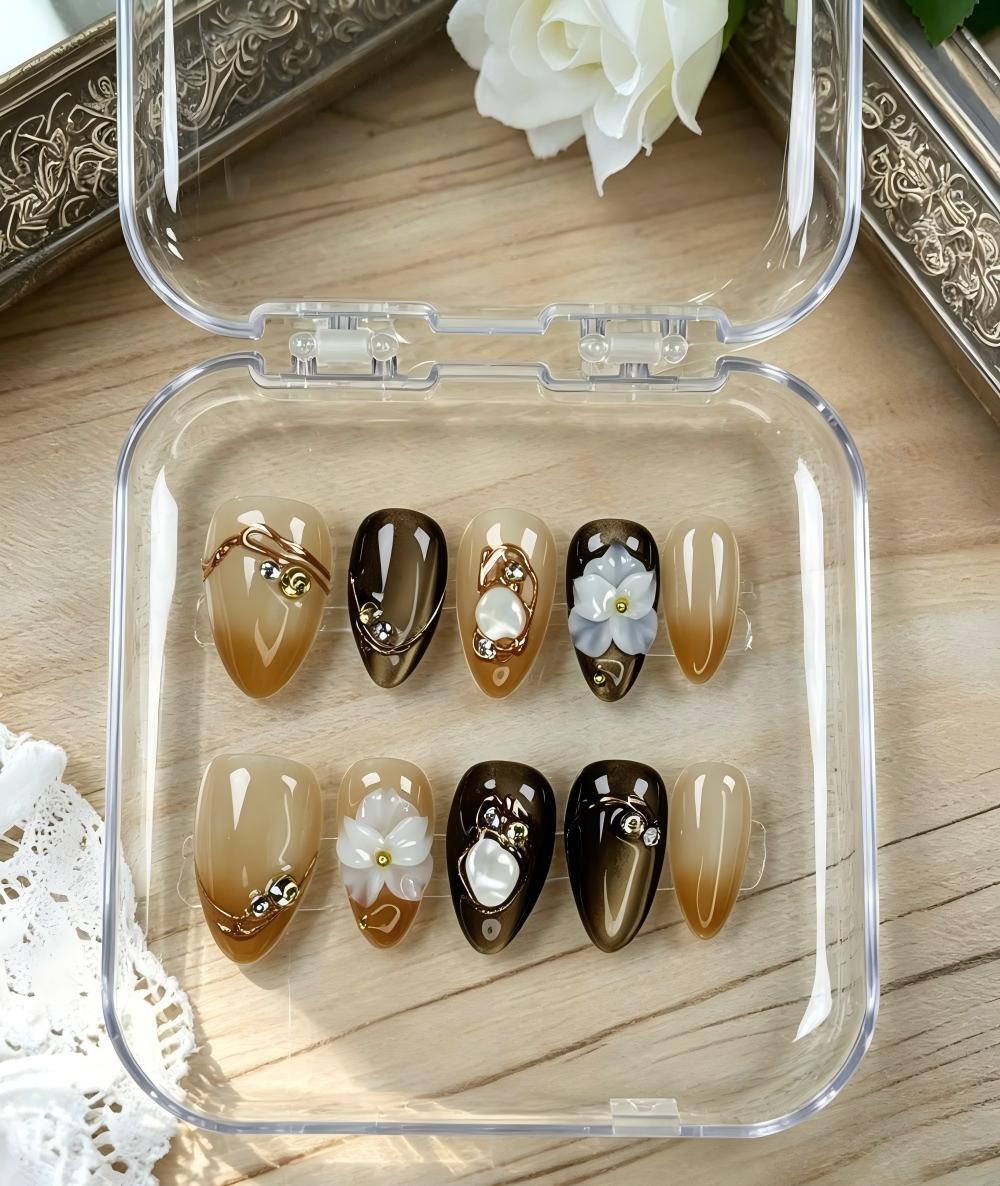 Handmade press on nails 30% off Claim code: XVDNC99FJRBZ