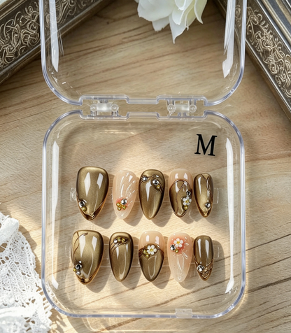 Handmade press on nails 30% off Claim code: XVDNC99FJRBZ