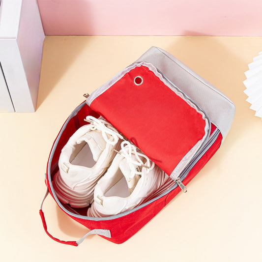 Bolsa portátil de tela Oxford para zapatos, ideal para viajes de negocios, para guardar zapatos en casa o para protegerlos de la suciedad, el moho y el polvo. 