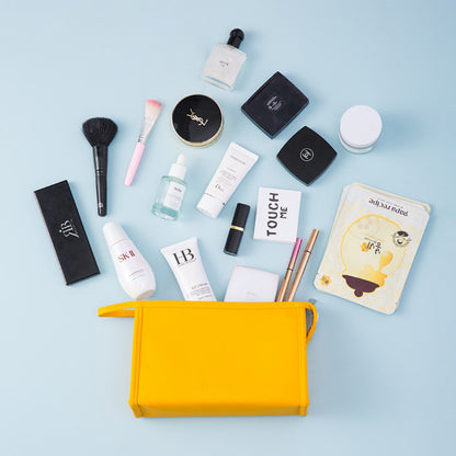 Makeup bags set,Large capacity gym cosmetic bag, PU waterproof cosmetic storage bag, 3pcs a set, makeup bag organizer for College Dorm Camp Gym