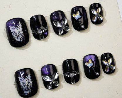 0998- Handmade press on nails fake nails removable