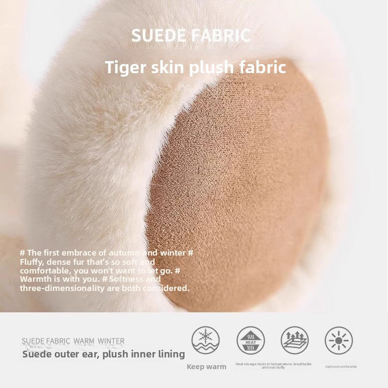 Plush Knitted Winter Earmuffs