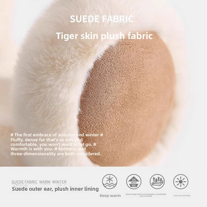 Plush Knitted Winter Earmuffs