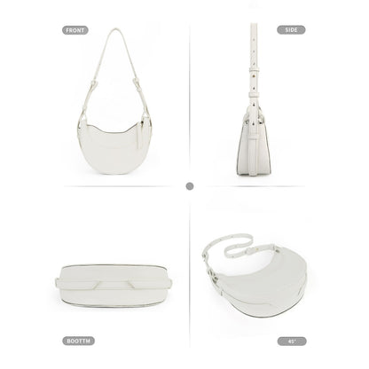 Half moon bag, adjustable shoulder strap crossbody shoulder bag for women, crescent bag, triple use underarm bag, hobo bag for women,