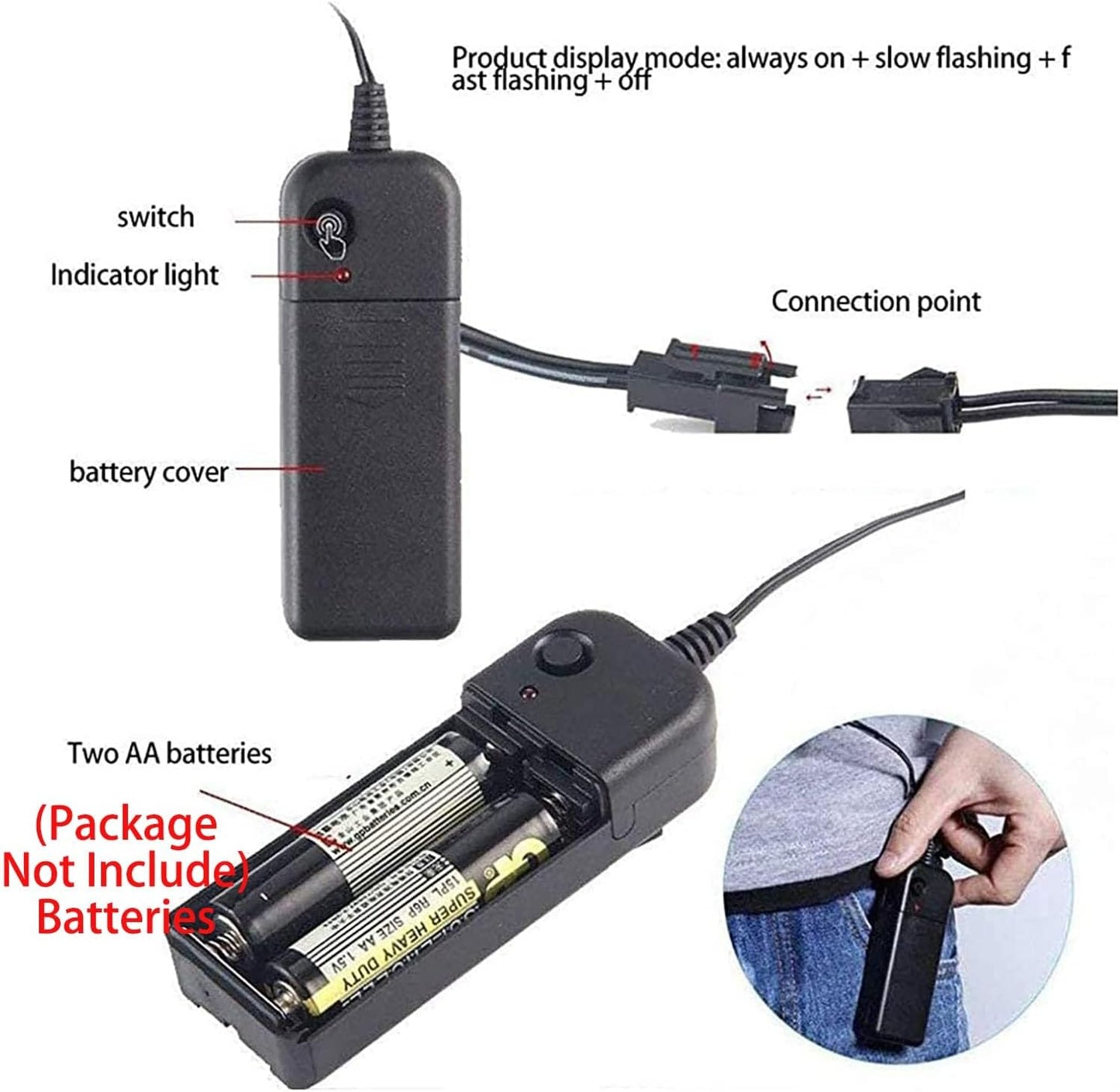 Máscara LED de demonio, accesorios de disfraz de cazadores, máscara de plástico con cara de zorro de anime japonés, máscaras brillantes para cosplay de adultos en fiestas de disfraces 