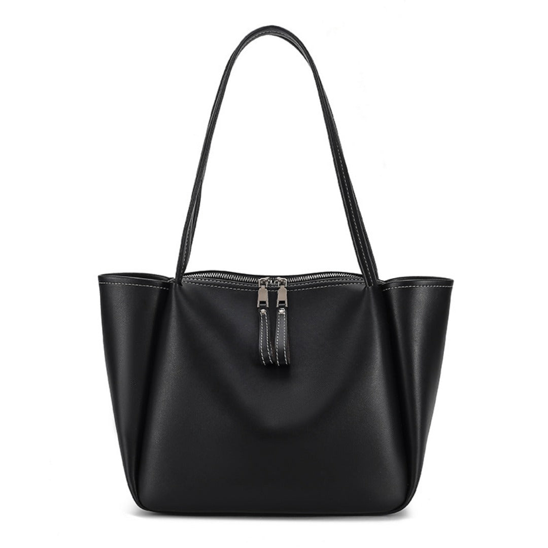 Bolso tote grande y elegante para mujer: bolso de mano con material PU suave y gran capacidad para un estilo hobo de uso diario. 