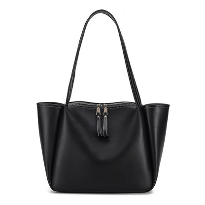 Bolso tote grande y elegante para mujer: bolso de mano con material PU suave y gran capacidad para un estilo hobo de uso diario. 