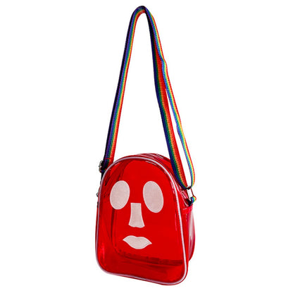 Funny Fashion PVC Jelly Bag, Shoulder Small Square Bag, Crossbody Bag Portable, Travel Shoulder Bag