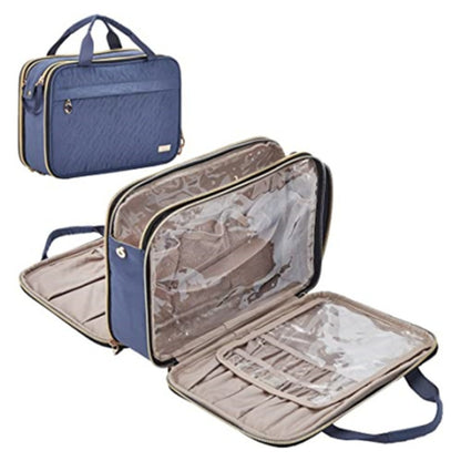 Neceser de viaje, organizadores de neceseres, bolsas de maquillaje, neceser grande de viaje, neceser de mano, bolsa de aseo, bolsa de almacenamiento, neceser de maquillaje para mujer 