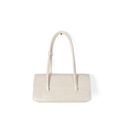 Bolso bandolera de piel encerada de diseño, elegante bolso tote, bolso de mano con asa superior para mujer 