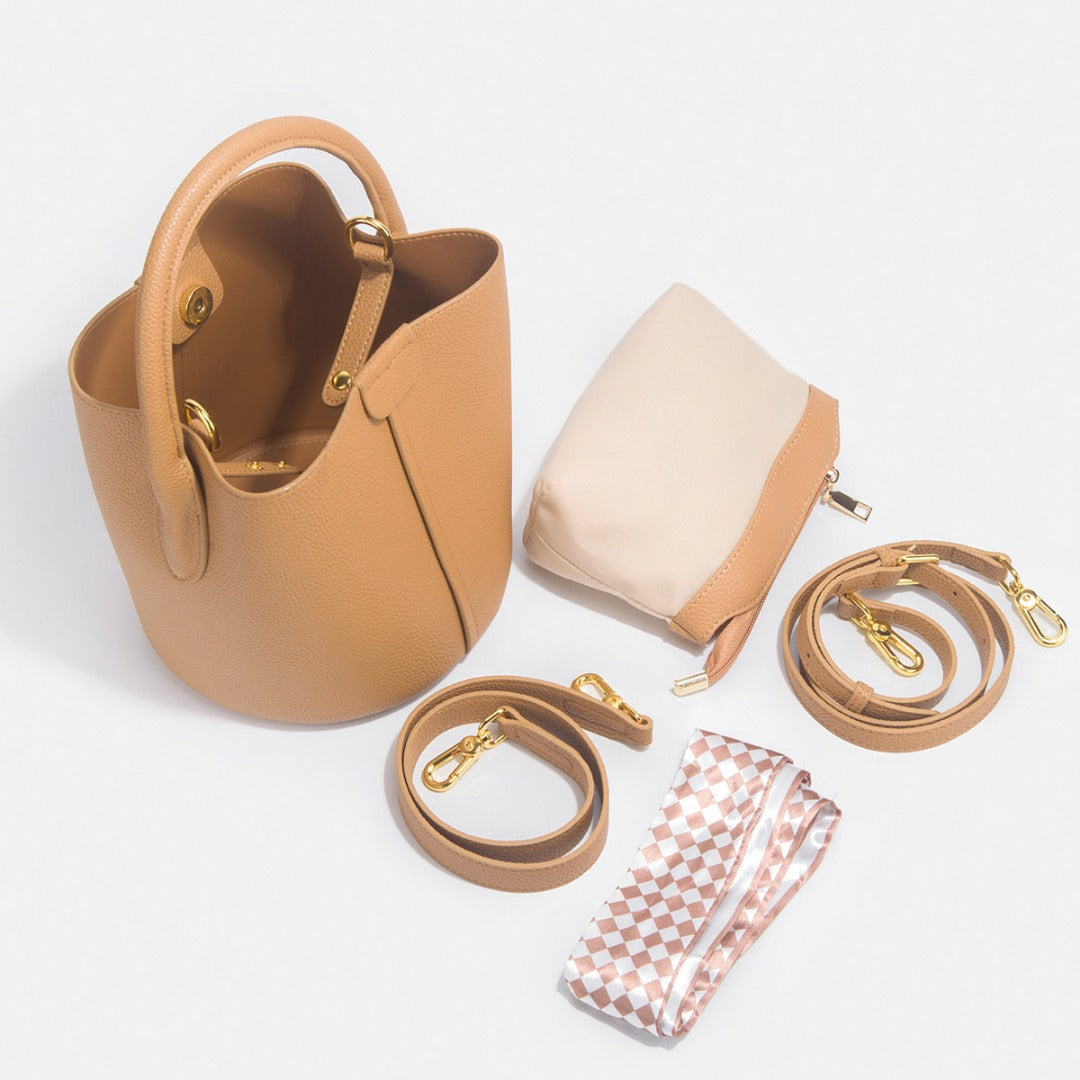 Bolso pequeño tipo cubo elegante para mujer – Diseño de mano y bandolera con gran capacidad para el día a día 