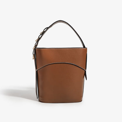 Bolso de mano pequeño y elegante tipo cubo – Bolso bandolera elegante para el día a día y bolso tote compacto estilo hobo 