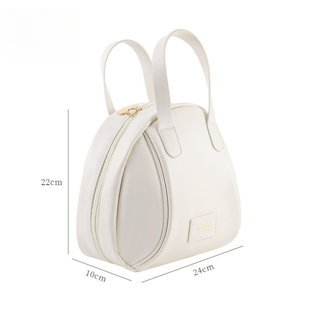 Neceser de maquillaje, bolsa de cosméticos impermeable, bolsa para guardar productos de cuidado de la piel, neceser de viaje portátil de gran capacidad, organizador de neceseres de maquillaje. 