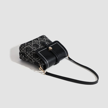 Elegant Small Square Bag - Stylish Women's Spring Shoulder Crossbody Bag with Sophisticated Design hobo