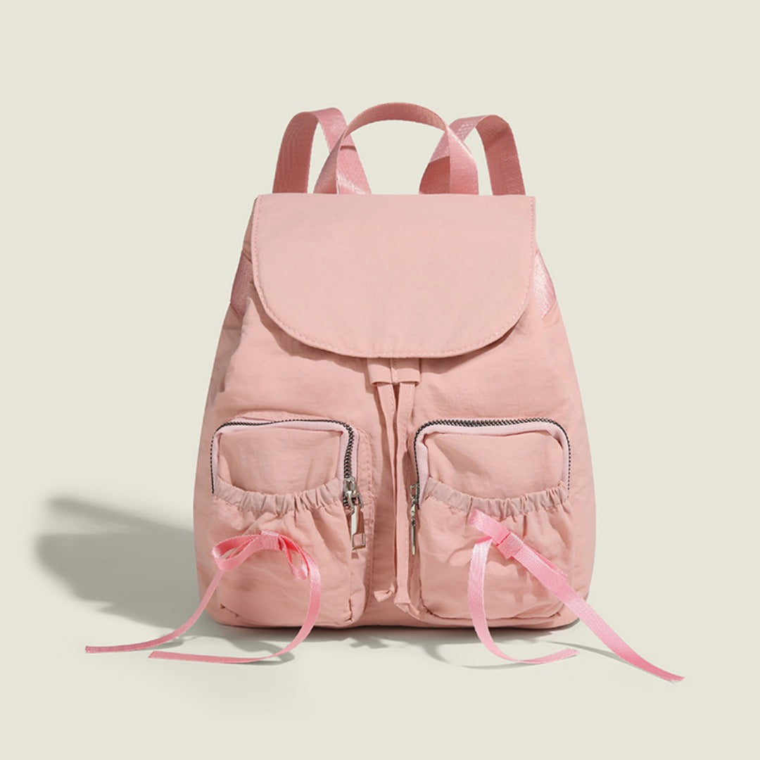 Mochila ligera de nailon, mochila informal Summer Academy, bolso de mano de nailon 